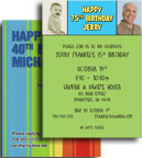 Milestone Birthday invitations