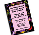 Personalized Mardi Gras party invitations, decorations and party supplies