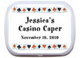 Casino theme mint and candy tins