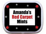 Hollywood theme mint and candy tin party favors