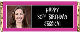 Personalized birthday candy bar wrappers
