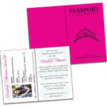 Sweet 16 Passport Invitation