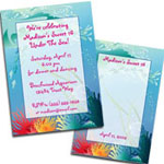 Under the sea theme Sweet party invitations