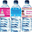 Personalized Sweet 16 water bottle labels