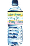 Personalized Sweet 16 water bottles