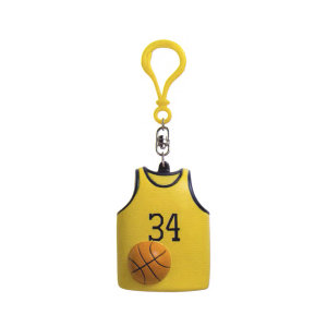 Personalized Basketball Sport Jersey Keychain 