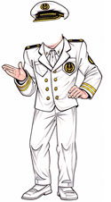 Cruise Captain Cutout