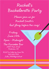 Bachelorette party invitations and favors