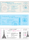 Boarding pass theme party invitations