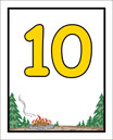 Camp Theme Table Numbers