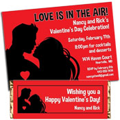 Valentine's Day theme party invitations, decorations and favors