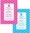 personalized dog day party invitation