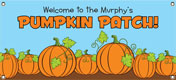 Personalized Fall theme banners