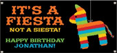 Personalized Fiesta Theme Party Banners