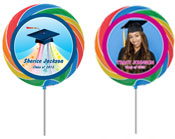 Graduation personalized lollipops