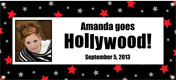 Hollywood Theme Personalized Banners