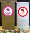 custom ladybug theme girls birthday party favor bags