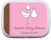 personalized baby girl shower mint tins
