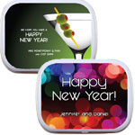 Custom New Year's Eve Mint and Candy Tins