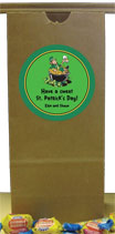 St. Patrick's Day personalized favor bags