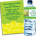 Tennis theme invitations and party supplies
