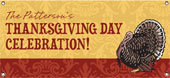 Personalized thanksgiving banners