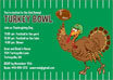 personalized turkey bowl thanksgiving football party invitation