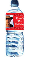 personalized western water label