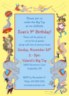 Personalized Circus Theme Invitation