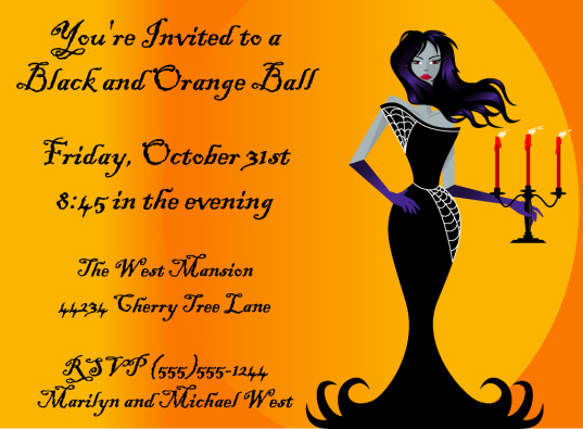 halloween invite copy