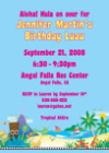 Custom Luau Invitation