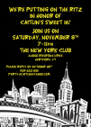 New York Personalized Invitation