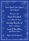 Snowflake Theme Invitation