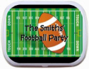 football Theme Mint and Candy Tins