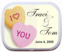 Personalized Wedding Mint Tins and Candy Tins, Wedding Candy, Mints, Wedding Favors