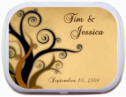 Personalized Wedding Mint Tins and Candy Tins, Wedding Candy, Mints, Wedding Favors