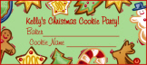 Cookie Theme Seating Card