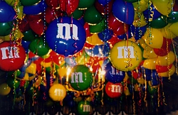 M&M birthday party ideas.  Birthday party decorations, Graduation party  themes, Birthday party themes