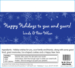 Custom Holiday Candy Bar Wrapper