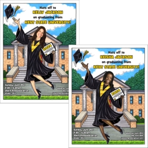 A Graduation ''Add a Face'' Invitation or Announcement, Female