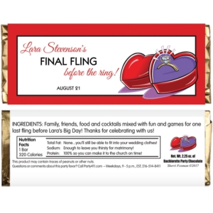 Engagement Ring Theme Candy Bar Wrapper