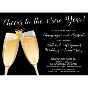 Champagne Toast Invitation
