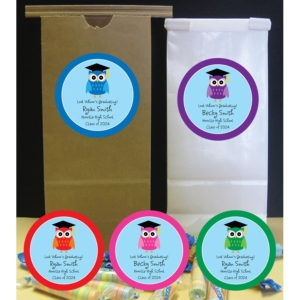 Graduation Owl Party Favor Bag