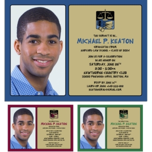 Law School Graduation Invitation
