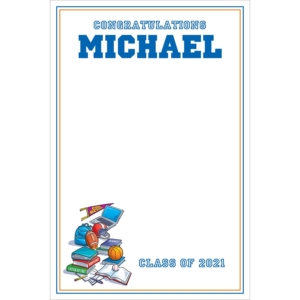 Graduation Sports Theme Sign In Board