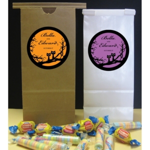 Halloween Wedding Theme Favor Bag