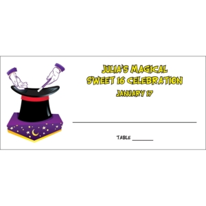Magic Seating Card