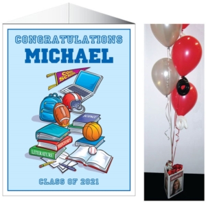 Graduation Sports Theme Centerpiece