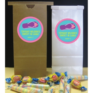 Flip Flop Theme Custom Favor Bag