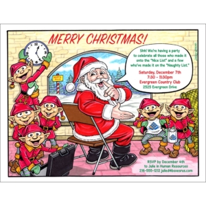Christmas Semi Custom Caricature